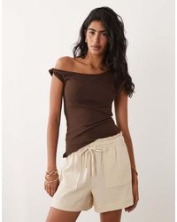 Jdy - Mid Waist Shorts - Lyst