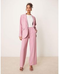 Y.A.S - High Waist Wide Leg Tailored Trouser Co-ord - Lyst