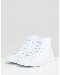 converse all white leather