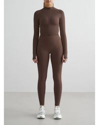 Aim'n - Macchiato Shape Seamless Zip Jacket - Lyst