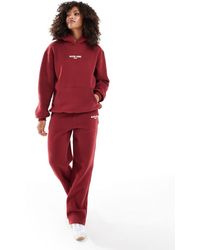 Sixth June - Joggers Con Estampado De (Parte De Un Conjunto)-Rojo - Lyst