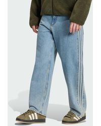 adidas Originals - Firebird Adicolor Denim Jeans Mid-Rise Straight Leg - Lyst