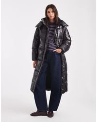 Tommy Hilfiger - Alaska Grid Down Maxi Puffer Jacket - Lyst