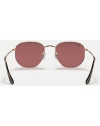Ray-Ban - Hexagonal Flat Lenses Irregular Polarised Sunglasses With Lens - Lyst