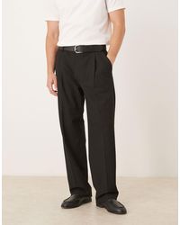 SELECTED - Pantalon plissé ample - Lyst