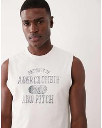 Abercrombie & Fitch - Graphic Muscle Tank Top - Lyst