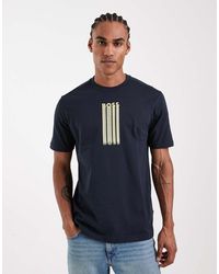 BOSS - Hugo Boss Regular Fit Graphic T-Shirt - Lyst
