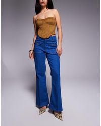 River Island - Relaxed Flare Jean - Lyst