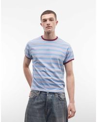 Reclaimed Vintage - Fitted Striped Ringer - Lyst