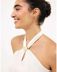 NA-KD - Halterneck Buckle Top - Lyst
