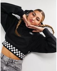 vans cropped sweatshirt