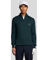 Lyle & Scott - Mid Knits Golf 1874 Quarter Zip Jumper - Lyst