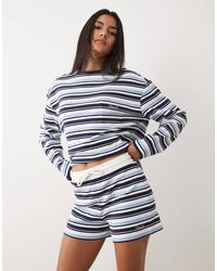 4th & Reckless - Cotton Rich Elasticated Waistband Shorts Co-ord - Lyst