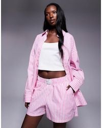 Nike - Stripe Poplin Shirt - Lyst