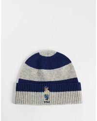 Polo Ralph Lauren - Bear Logo Knit Beanie - Lyst