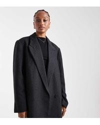 ASOS - Asos Design Tall Wool Blend Pinstriped Formal Blazer - Lyst