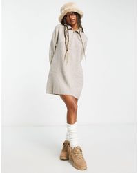 Weekday - Nicki Pike Knitted Midi Dress - Lyst