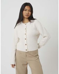 Brave Soul - Long Sleeve Fisherman Knit Cardigan - Lyst