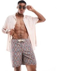 Rhythm - Strand Abstract Print Swim Trunks - Lyst