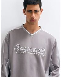 CERNUCCI - Long Sleeve V-neck Football Jersey - Lyst