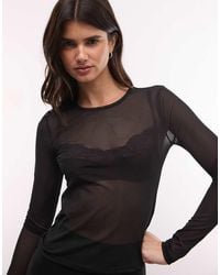 Noisy May - Mesh Top - Lyst