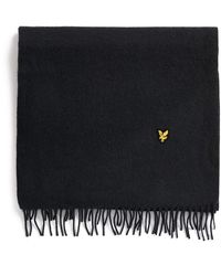 Lyle & Scott - Schal aus glatter lammwolle - Lyst
