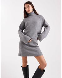 Object - Mini-jupe d'ensemble en maille - Lyst