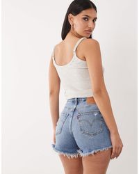 Levi's - 501 hourglass - short en jean - moyen - Lyst