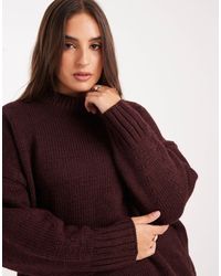 ASOS - Asos design curve - pull oversize à col ras - Lyst