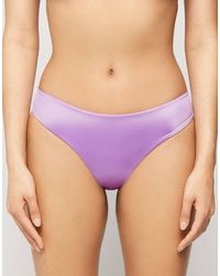 Tezenis - Shiny Glam Brazillian Bikini Bottoms - Lyst