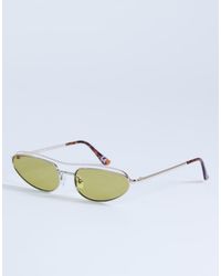 TOPSHOP - Mexico Metal Frame Sunglasses - Lyst