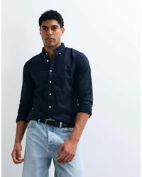 Polo Ralph Lauren - Icon Logo Slim Fit Garment Dyed Oxford Shirt - Lyst
