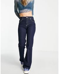 TOPSHOP - Relaxed Flare Jeans - Lyst