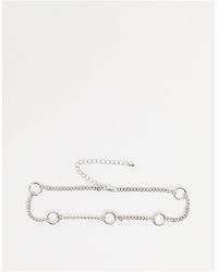 TOPMAN Choker - Metallic