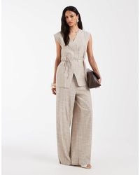 Object - – elegante hose aus leinen - Lyst