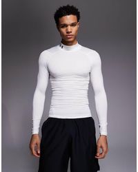 Under Armour - Heatgear Compression Mock Long Sleeve T-shirt - Lyst