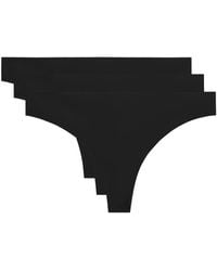 Oysho - 3 Polyamide Blend Invisible Thongs - Lyst