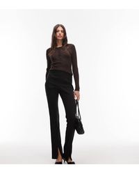 ASOS - Tall Tailored Skinny Trousers With Zip Front Detail - Lyst