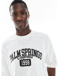 ASOS - Boxy Oversized T-shirt With City Graphic - Lyst