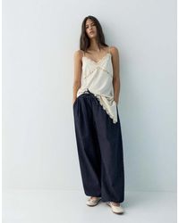 Pull&Bear - Sarouel Denim Broek - Lyst
