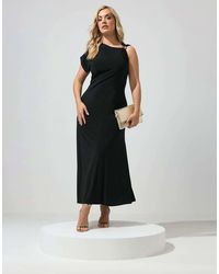 Yours Clothing - Metal Buckle Detail Maxi Dress - Lyst