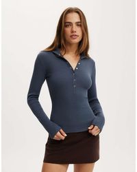 Cotton On - Hooded Blake Henley Long Sleeve - Lyst