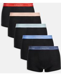Calvin Klein - Icon Cotton Stretch 5 Pack Trunks - Lyst