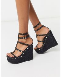 asos clear wedges