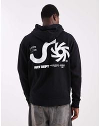 ASOS - Relaxed Hoodie With Logo Puff Print - Lyst