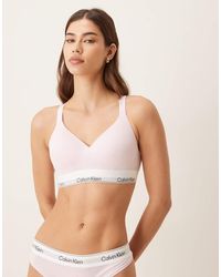 Calvin Klein - Icon Cotton Modal Lift Bralette - Lyst