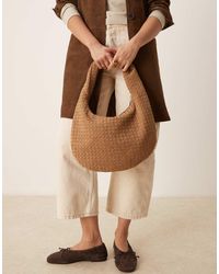 Gina Tricot - Faux Suede Braided Shoulder Bag - Lyst