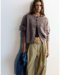 Pull&Bear - Cardigan doux en laine - Lyst