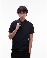 Tommy Hilfiger - – strukturiertes polohemd - Lyst