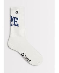 Aape By A Bathing Ape - Aape By A Bathing Ape Logo Socks - Lyst